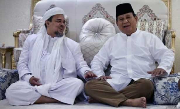 Prabowo Subianto menemui Habib Rizieq Shihab