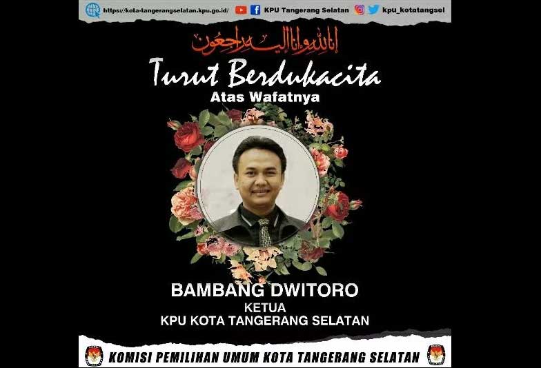 Ketua KPU Tangerang Selatan Bambang Dwitoro