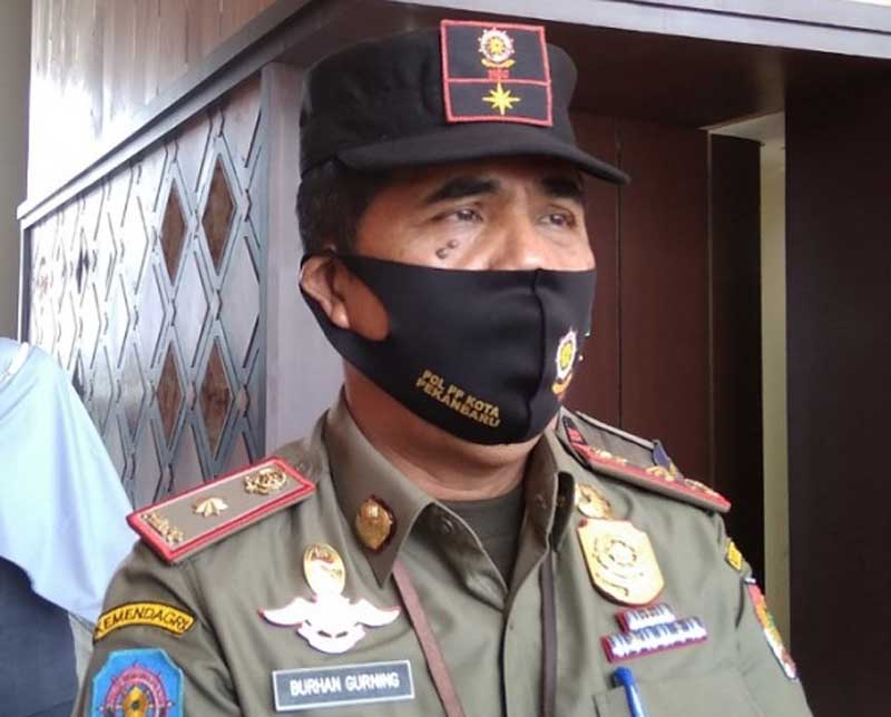 Plt Satpol PP Kota Pekanbaru Burhan Gurning