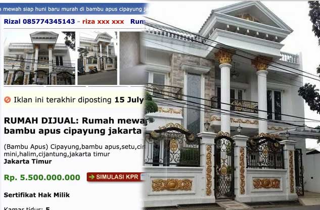 Buzzer Fitnah Anies Baswedan Dapat Rumah Mewah dari Pengembang, Ternyata Foto Dicomot dari Situs Jual Beli