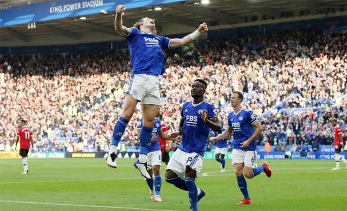 Leicester City Hajar Manchester United 4-2